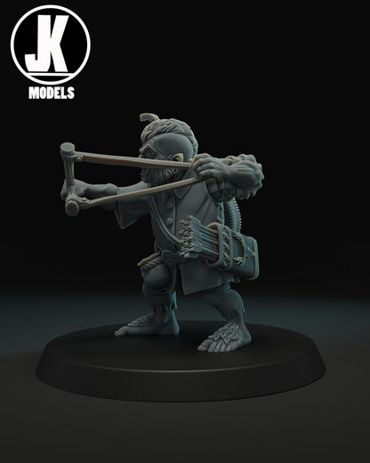 Halfling with Slingshot Miniature - JK Remo Models