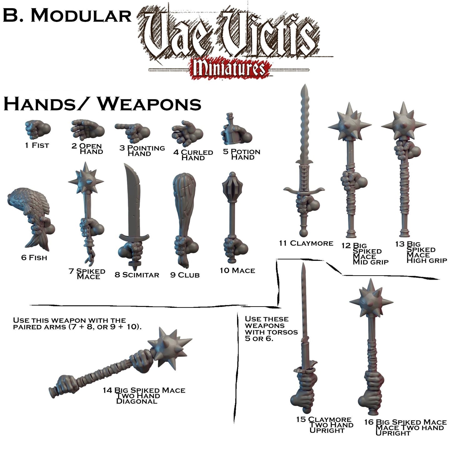Modular Ogre Mercenary Miniatures - by Vae Victis Miniatures