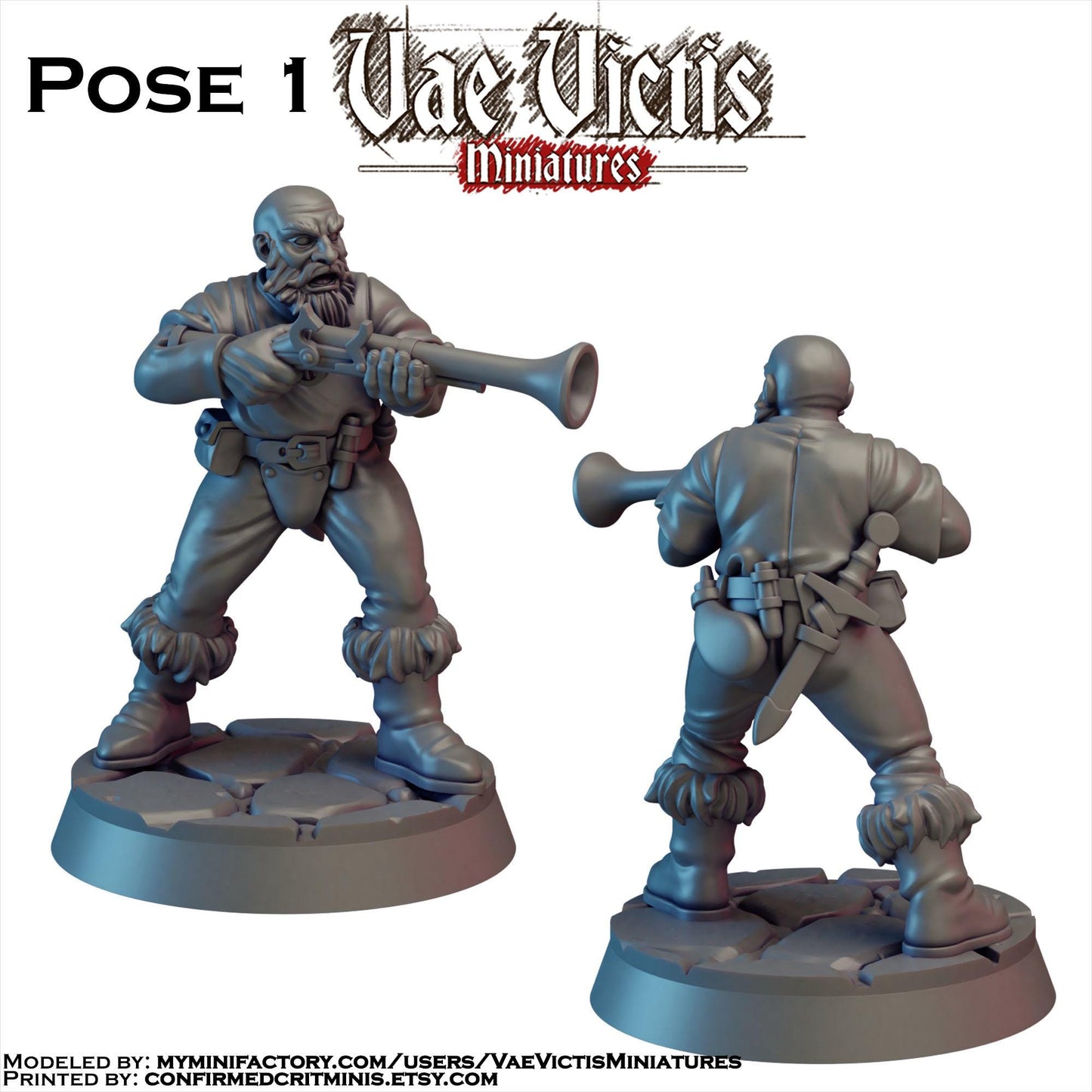 Mountain Men Mercenary Miniatures - by Vae Victis Miniatures