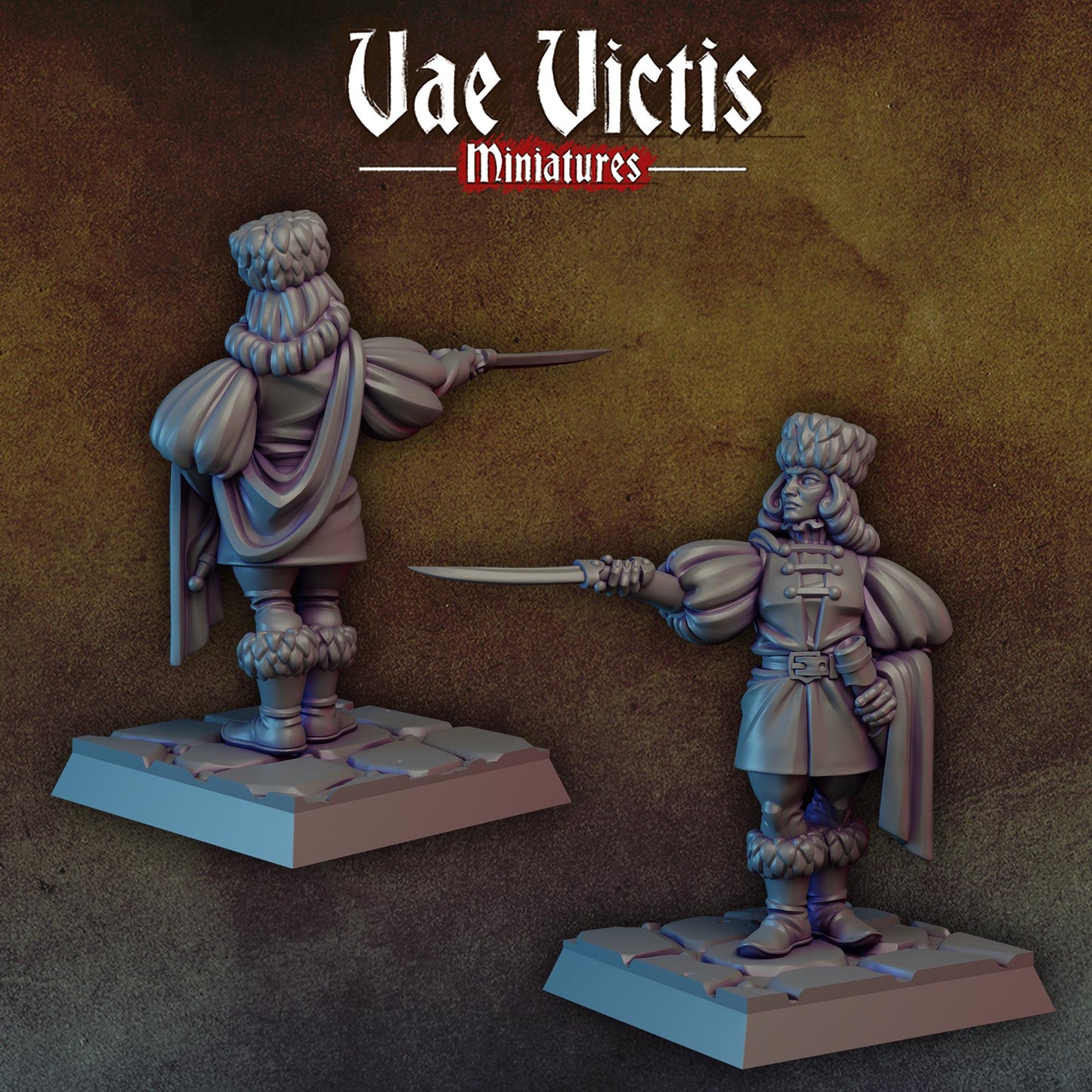Cossack Leader Woman Miniature - by Vae Victis Miniatures