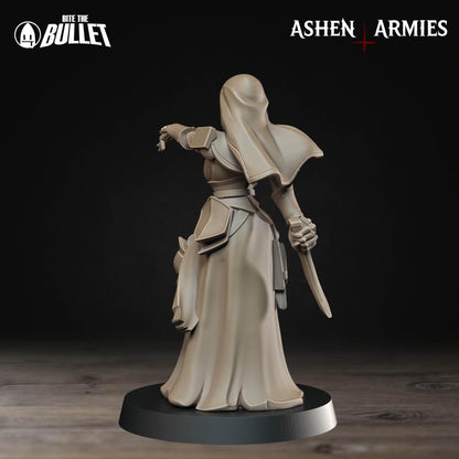 Sanctified Legion Remedios the Combat Medic Miniature - Ashen Armies by Bite the Bullet