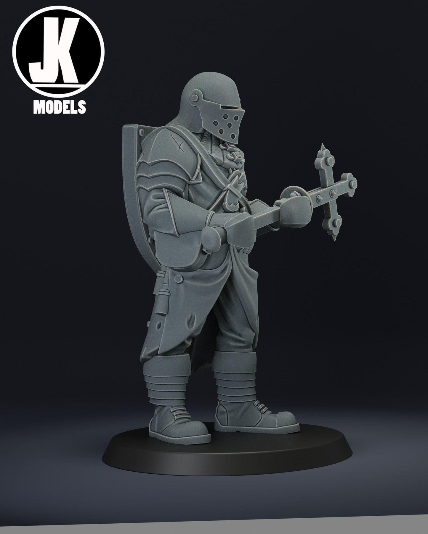 Trench Soldier with Cross-maul Miniature - JK Remo Models