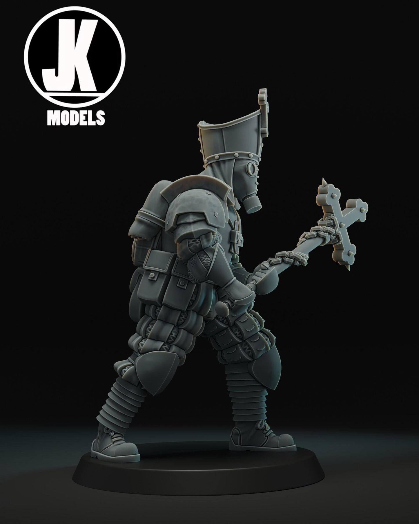 Battle Cleric Miniature - JK Remo Models