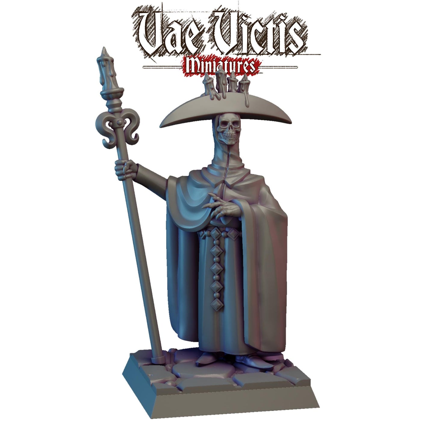 Skull Knight Miniature - by Vae Victis Miniatures