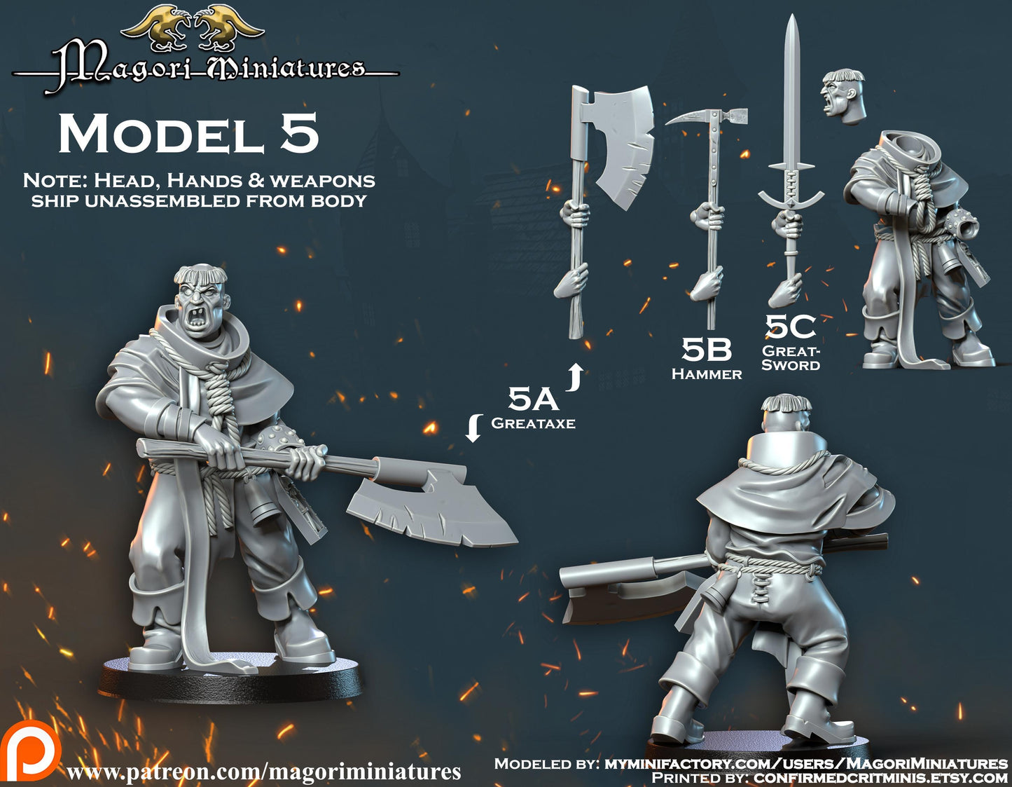 Grimdark Forest Dweller Miniatures - by Magori Miniatures