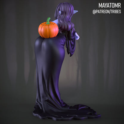 Matron Drusilla Goth Vampire Beauty Miniature - by Mayatomr