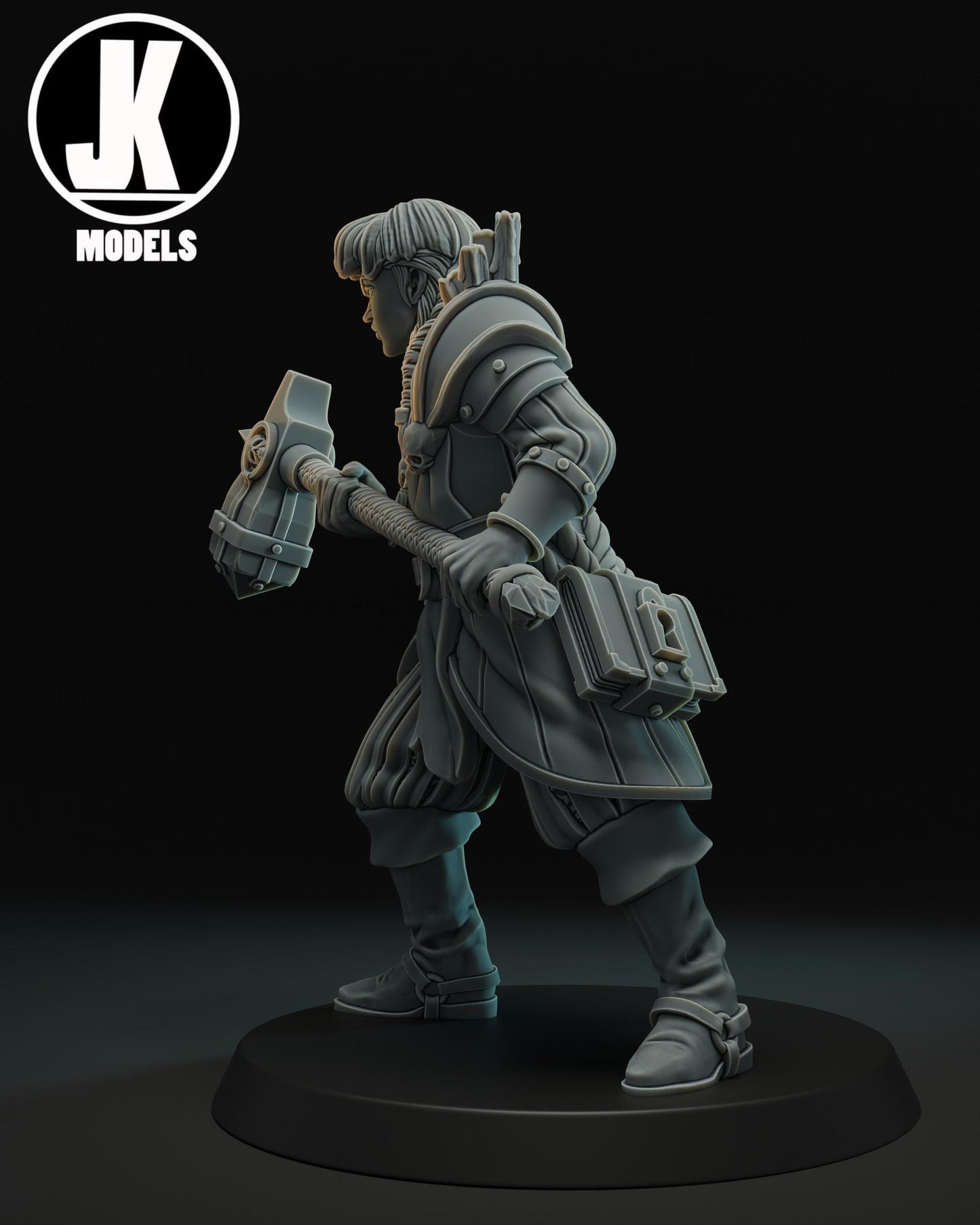 Battle Nun Miniature - JK Remo Models