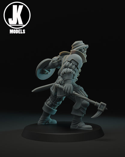 Veteran Mercenary Miniature - JK Remo Models