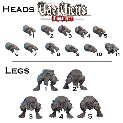 Modular Ratfolk Giant Miniatures - by Vae Victis Miniatures