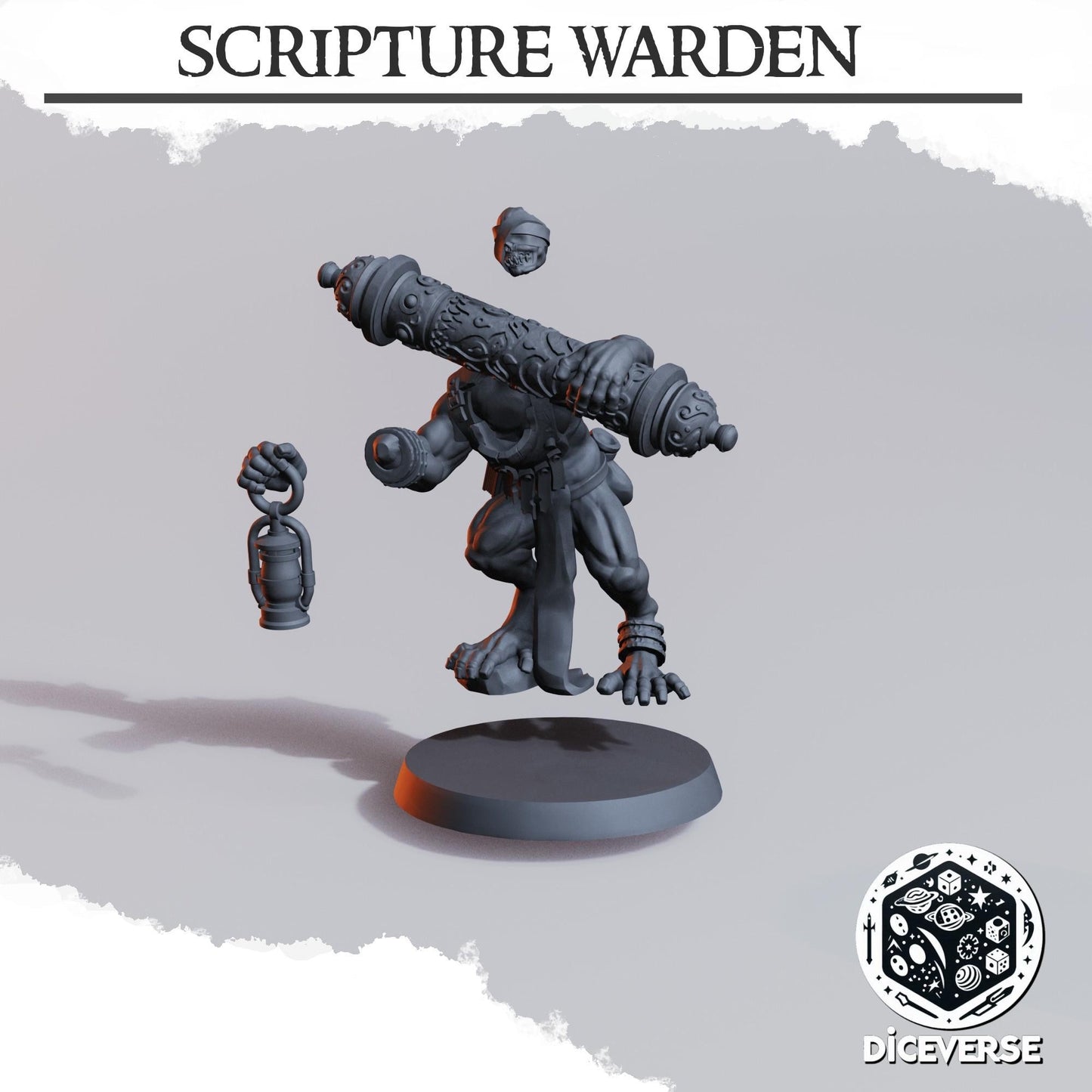 Scripture Warden Miniature - Diceverse