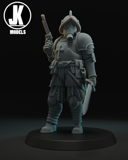 Papal Trooper Revolver Miniature - JK Remo Models