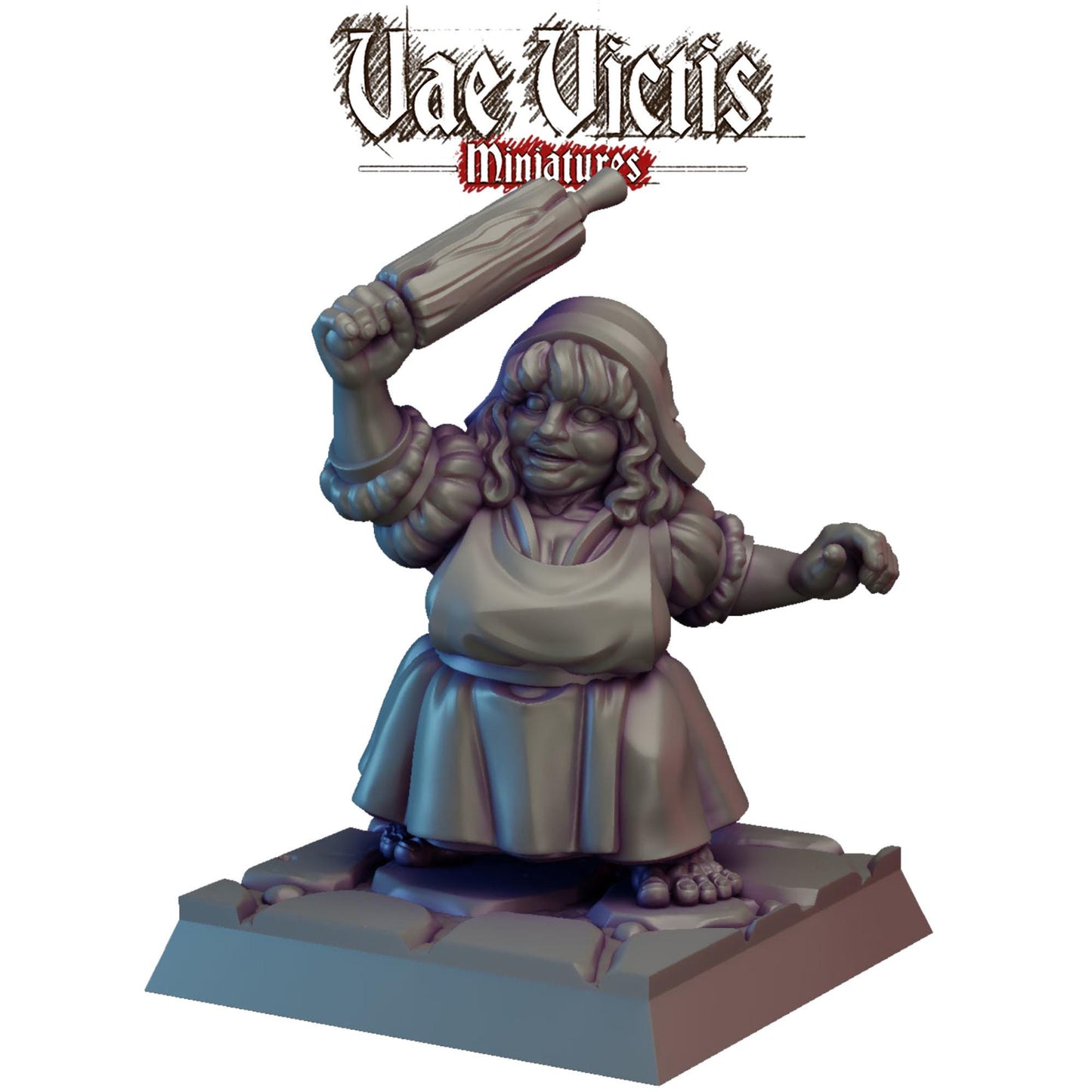Halfling Baker Miniature - by Vae Victis Miniatures