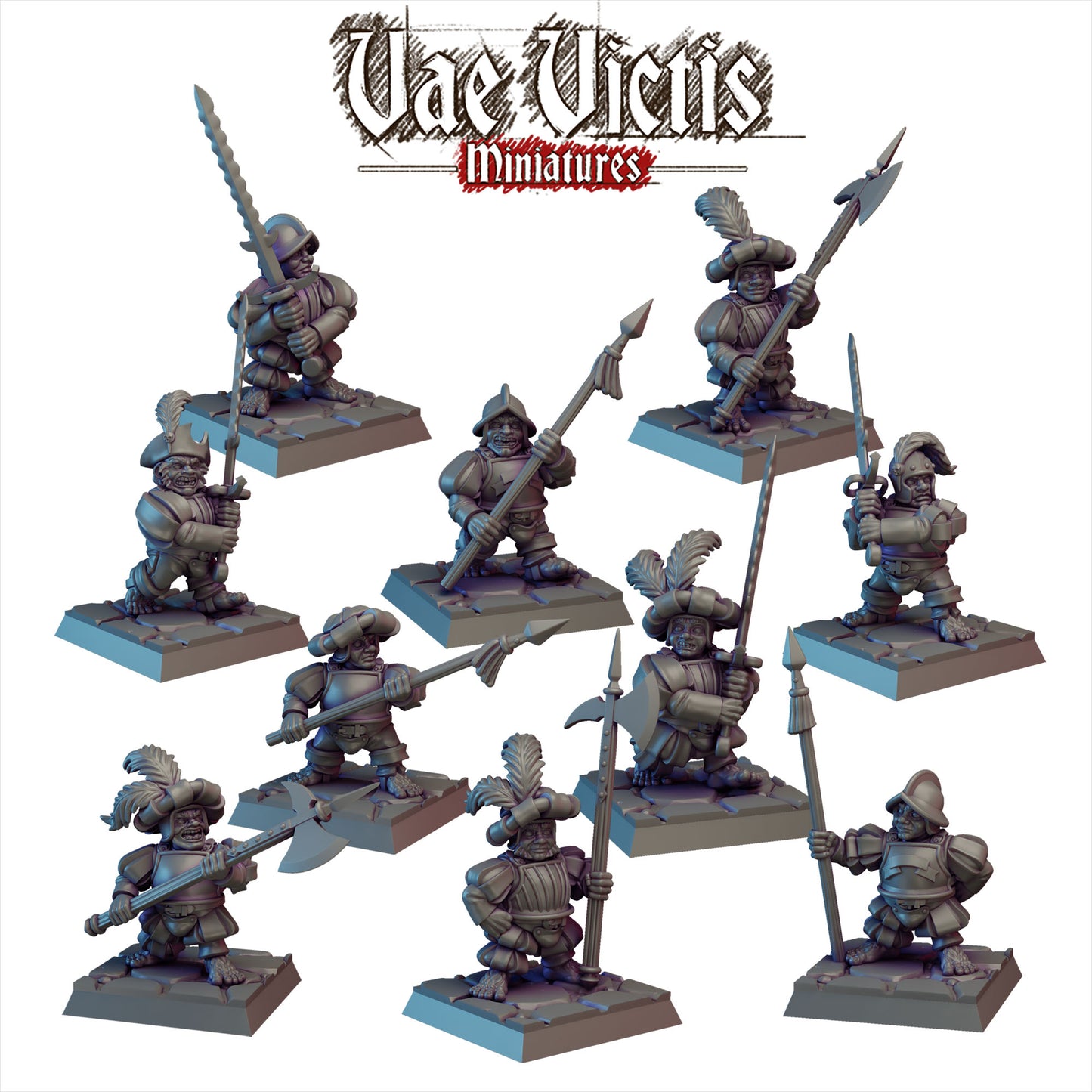 Halfling Elite Warband Miniatures - by Vae Victis Miniatures