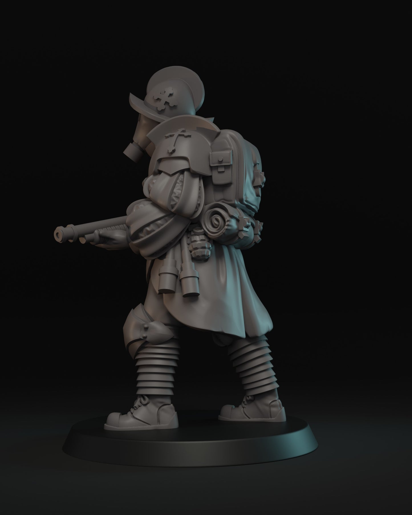 Papal Trooper Shotgunner Miniature - JK Remo Models