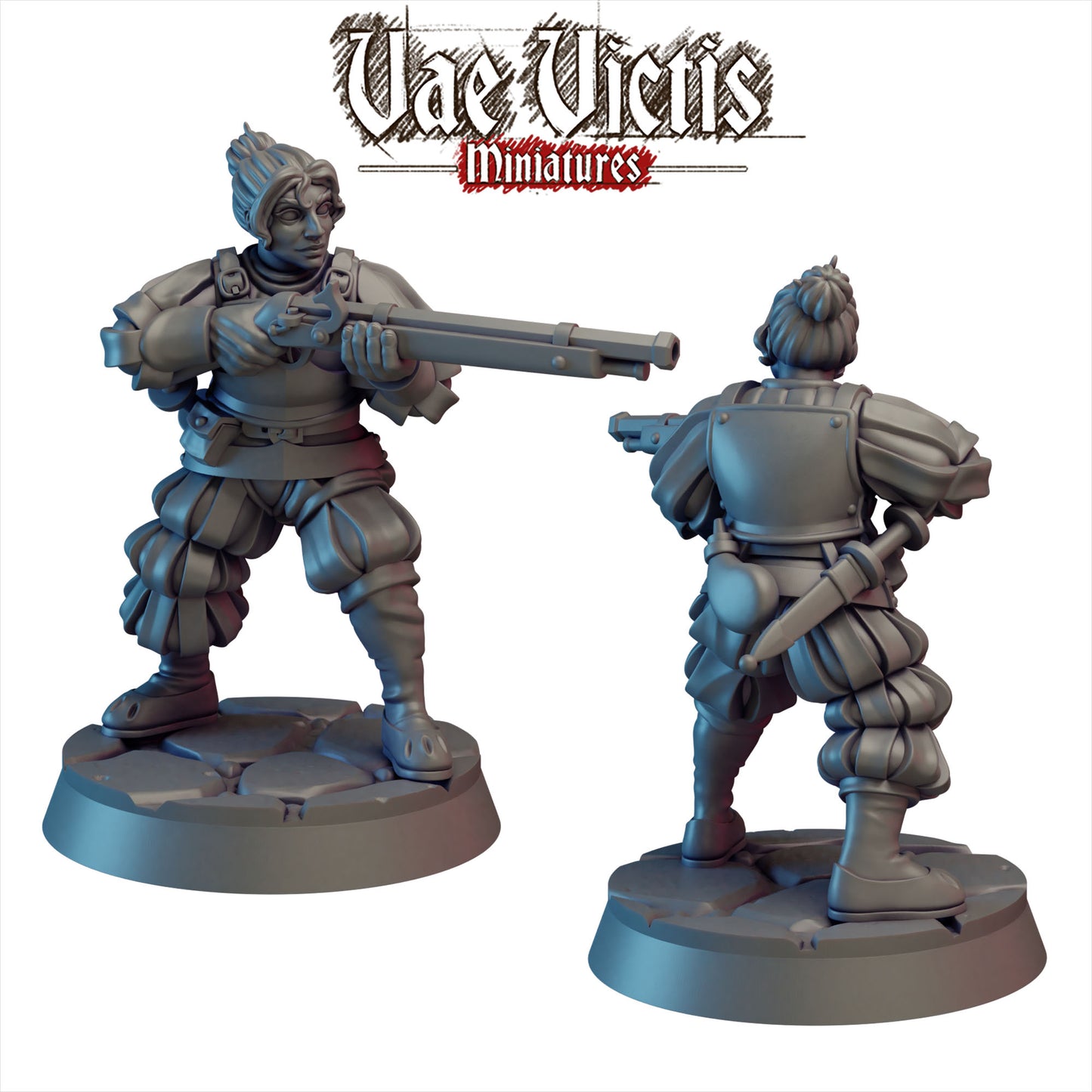 Elite Mercenary Landsknecht Miniatures Female Set - by Vae Victis Miniatures