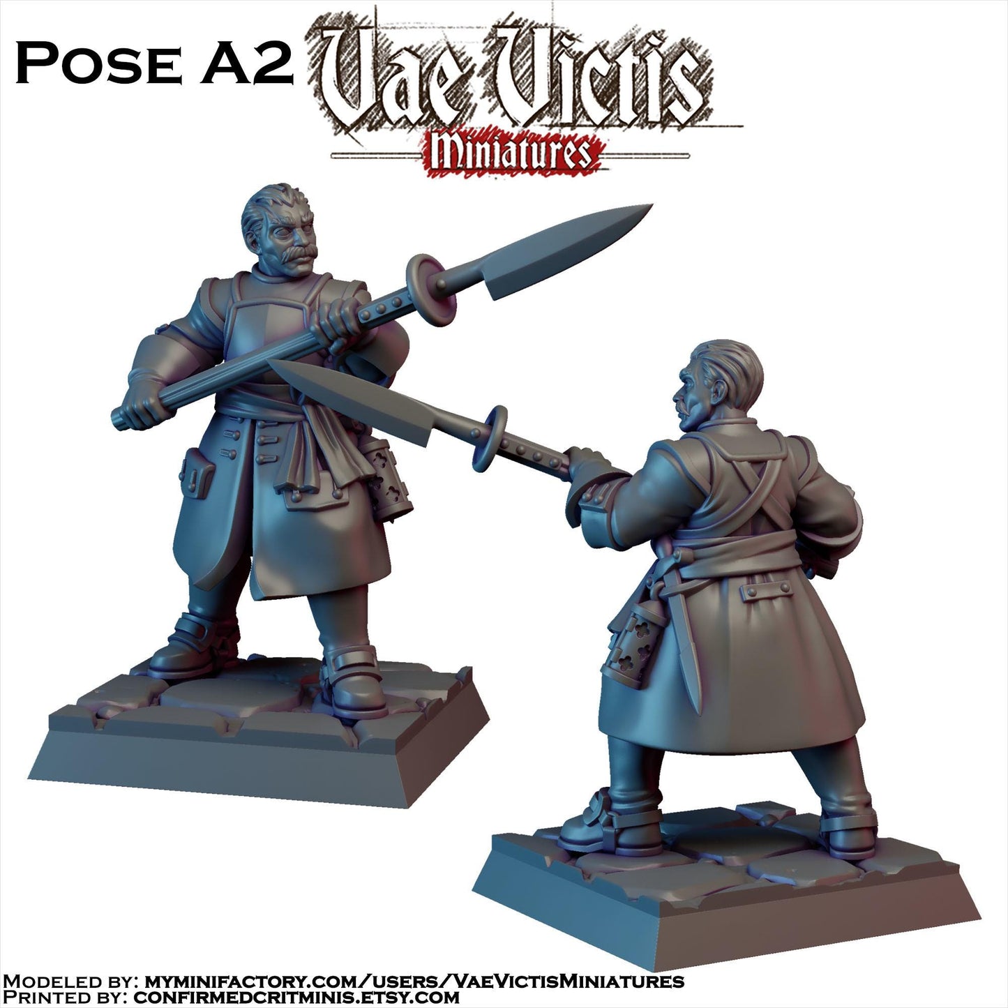 Vampire Hunter Miniatures SET A - by Vae Victis Miniatures