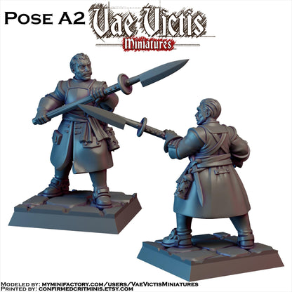 Vampire Hunter Miniatures SET A - by Vae Victis Miniatures