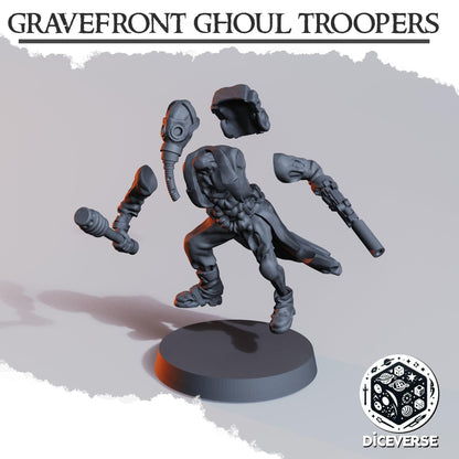 Gravefront Ghoul Troopers Modular Miniatures - Diceverse