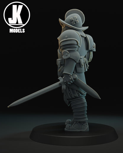 Papal Trooper Revolver Miniature - JK Remo Models