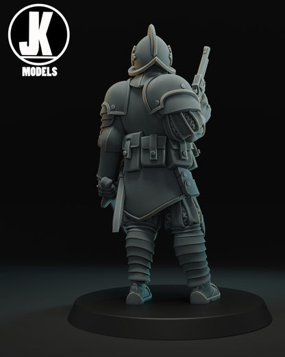 Papal Trooper Revolver Miniature - JK Remo Models
