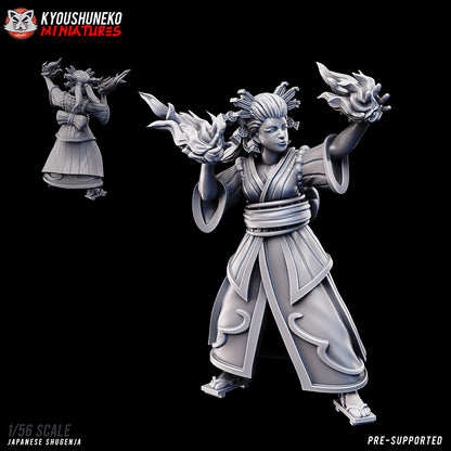 Japanese Shugenja Miniature - by Kyoushuneko Miniatures