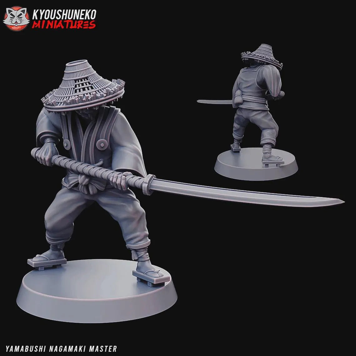 Yamabushi Nagimaki Master Miniature - by Kyoushuneko Miniatures