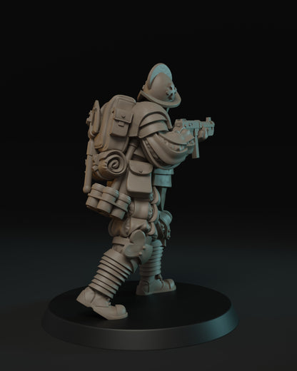 Papal Combat Engineer Miniature - JK Remo Models