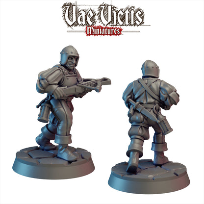 Elite Mercenary Landsknecht Miniatures Male Set - by Vae Victis Miniatures