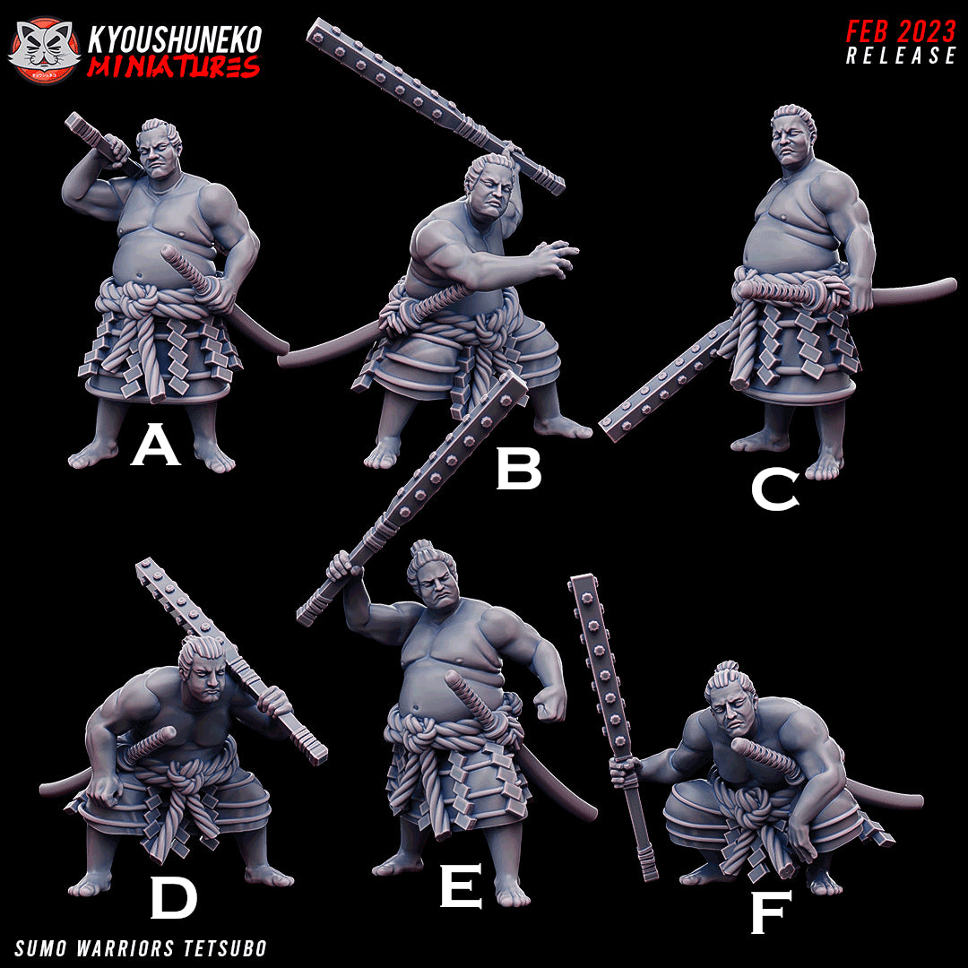 Sumo Warriors Tetsubo - by Kyoushuneko Miniatures
