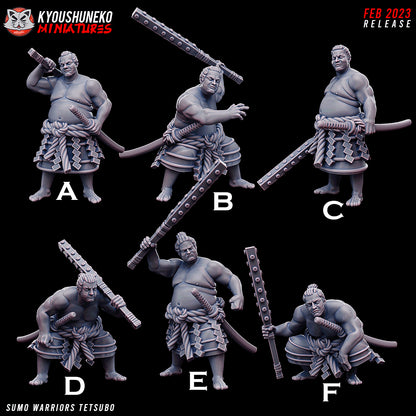 Sumo Warriors Tetsubo - by Kyoushuneko Miniatures