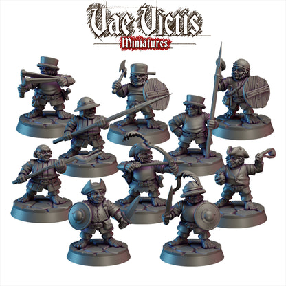 Halfling Warband Miniatures SET B - by Vae Victis Miniatures