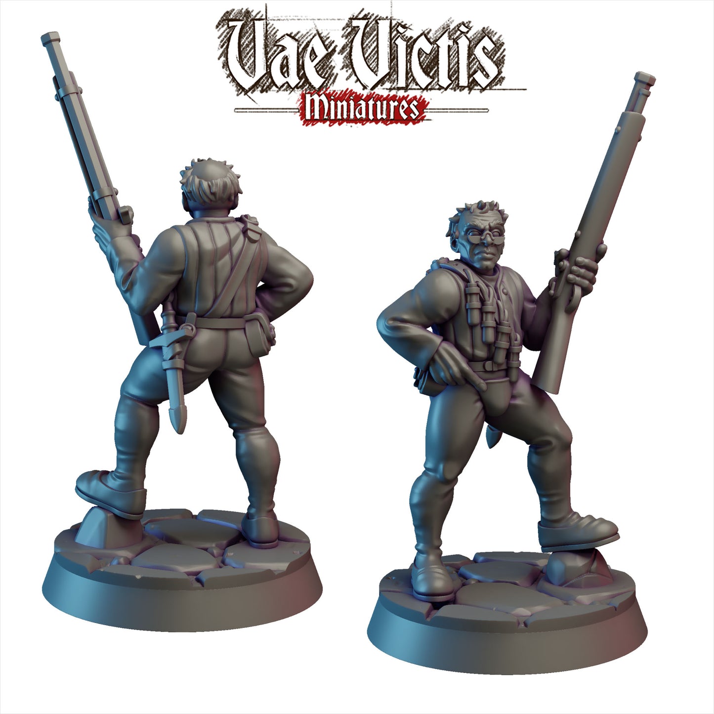 Human Mercenary Warband Miniatures SET B - by Vae Victis Miniatures
