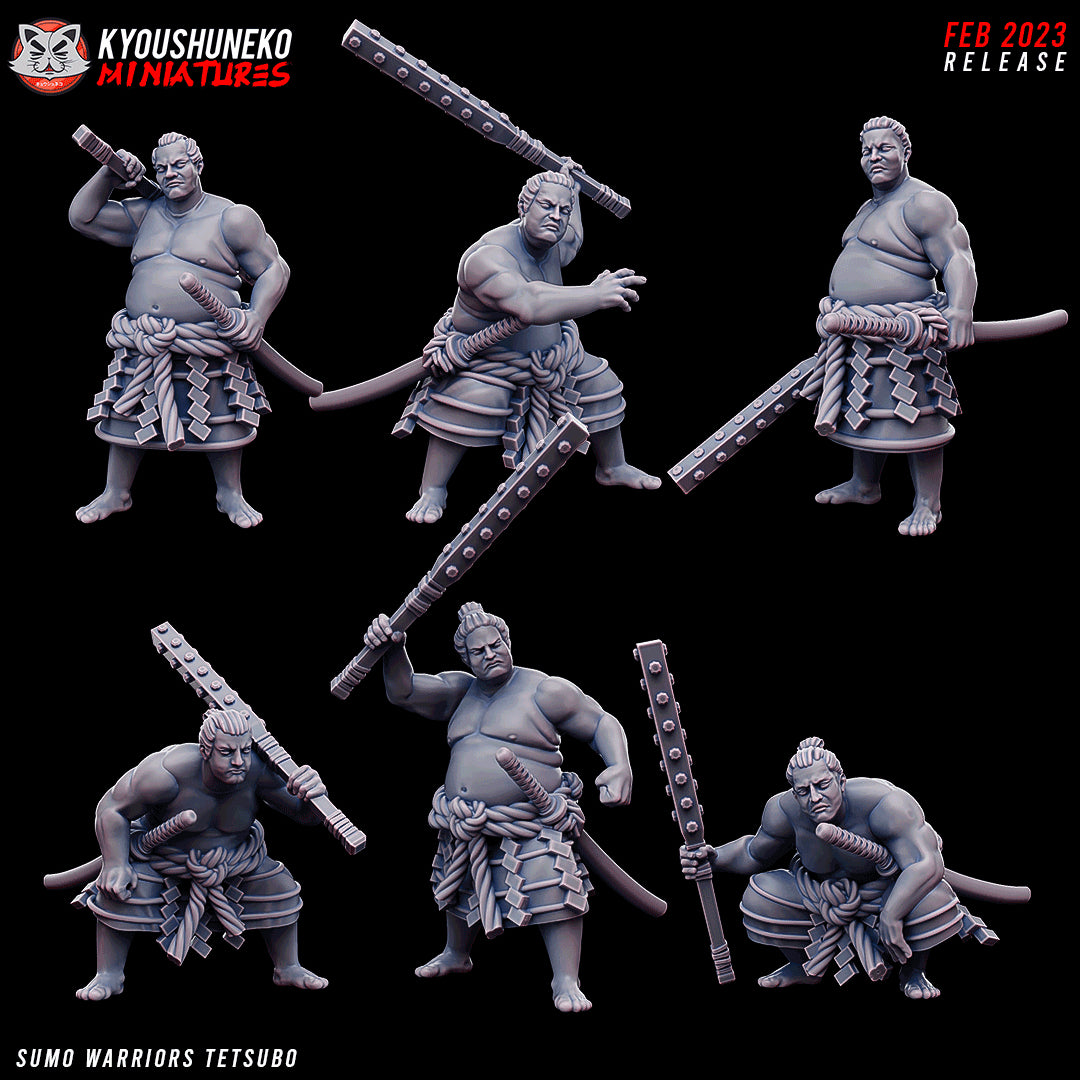 Sumo Warriors Tetsubo - by Kyoushuneko Miniatures