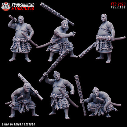 Sumo Warriors Tetsubo - by Kyoushuneko Miniatures