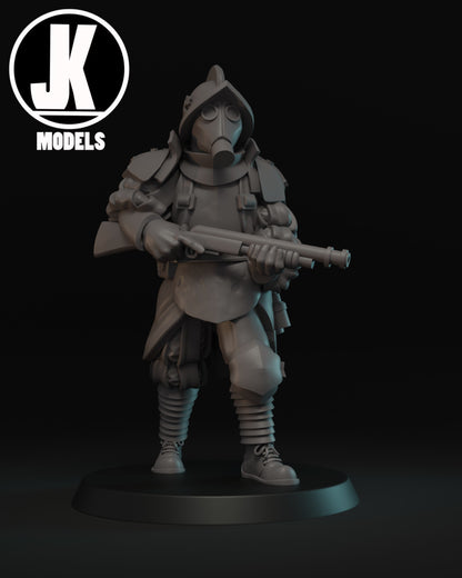 Papal Trooper Shotgunner Miniature - JK Remo Models