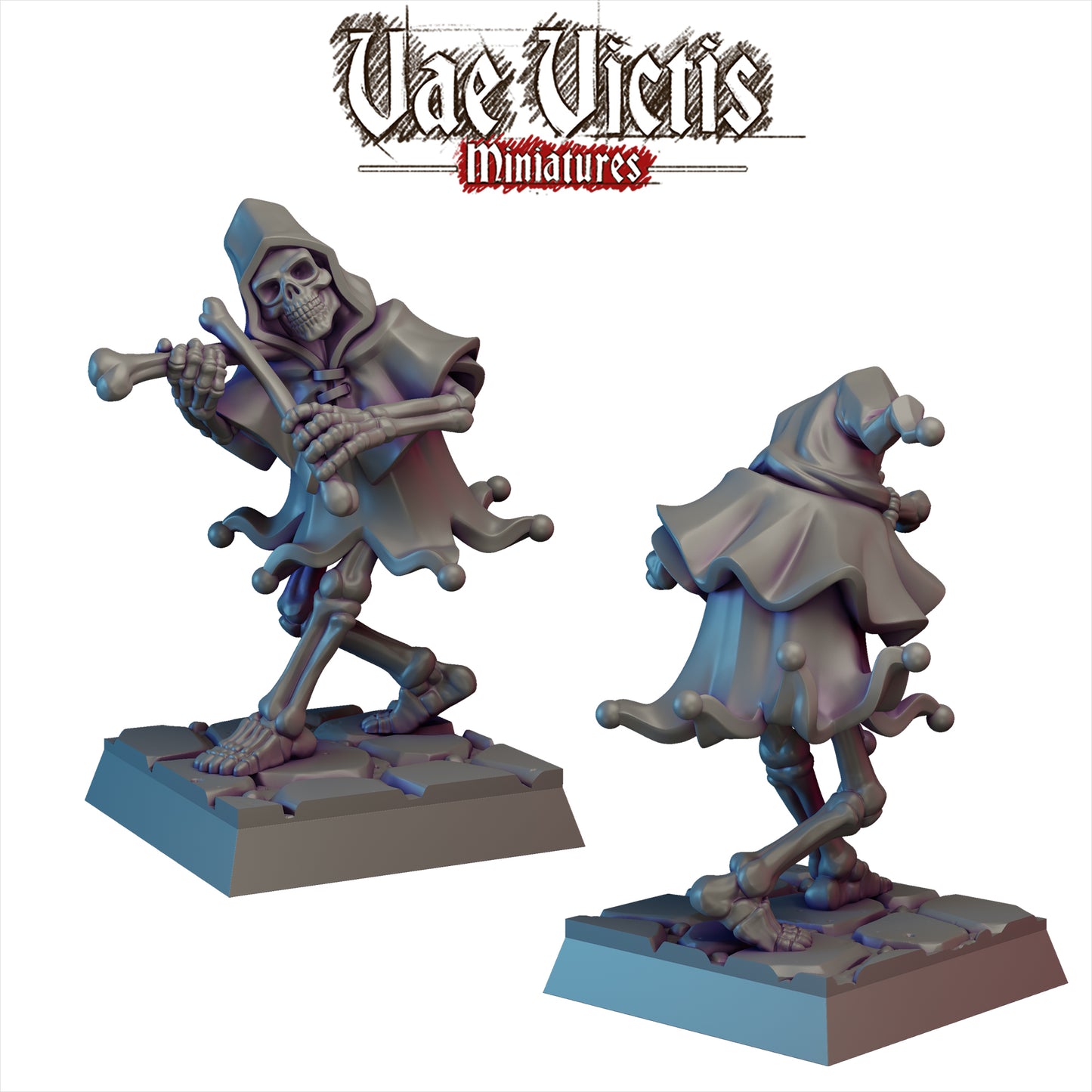 Skeleton Violin Musician - by Vae Victis Miniatures